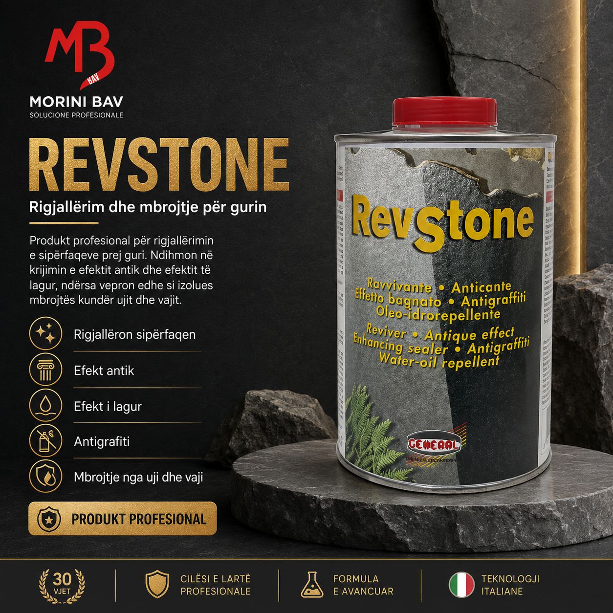 Revstone Rigjallërim & Mbrojtje Antigraffiti (GENERAL)